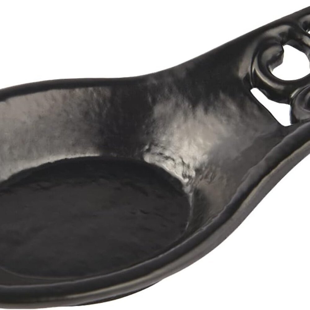 Spoon Rest, Cast Iron Spoon Holder for Cooking/Stove Top/Kitchen Counter, Heat-R